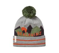 SEALSKINZ Waterproof Fersfield | Cold Weather Merino Wool Mountain Roll Cuff Bobble Hat Grey Marl