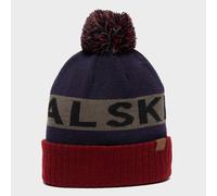 Sealskinz Waterproof Knitted Bobble Hat - Blue/Red, Blue/Red