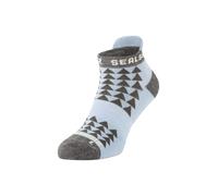 SEALSKINZ | Wissington | Single Layer Merino Wool Padded Running Sock Anklet | Ergonomic Design | Padded Footbed to Protect Pressure Points