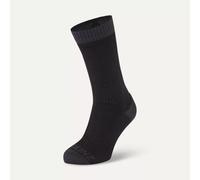 SealSkinz Wiveton Waterproof Warm Weather Mid Length Sock Black/Grey
