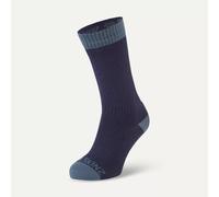 SealSkinz Wiveton Waterproof Warm Weather Mid Length Sock Navy/Blue