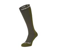 Sealskinz Worstead Waterproof Cold Weather Knee Length Socks - Olive / Large Olive Large