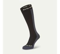SealSkinz Worstead Waterproof Cold Weather Knee Length Sock - Black - Black - M