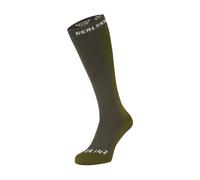 Sealskinz Worstead Waterproof Cold Weather Knee Length Socks - Olive / Small Olive Small