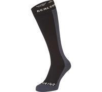 Sealskinz Worstead Waterproof Cold Weather Knee Length Socks - Black / Large