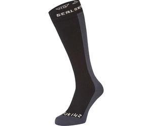 Sealskinz Worstead Waterproof Cold Weather Motorcycle Socks - Black