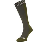 Sealskinz Worstead Waterproof Cold Weather Motorcycle Socks - Olive