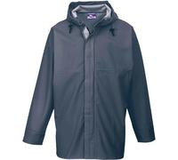 Portwest S250 Sealtex Ocean Jacket Long Sleeve Waterproof with Welded Seams | Navy, Large, EN 343 Class 4:1, UKCA Marked, Regular Fit, Inner Elasticated Cuff, Double Storm Flap, Two-Way Zip, Heavy Duty