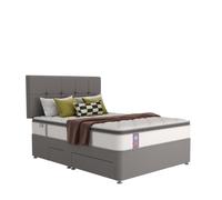 Sealy Advantage Deluxe Posture Gel Memory Pillowtop Mattress & Divan ARMOUR GREY DOUBLE
