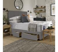 Sealy Advantage Gel Memory Pillowtop Mattress and Divan ARMOUR GREY DOUBLE