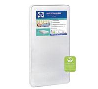Sealy Baby Stargazer Premium 2-Stage Dual Firmness Waterproof Baby Crib Mattress & Toddler Bed Mattress, Airy Comfort, 150 Premium Coils, Air Quality Certified, Made in USA, 52"X28"