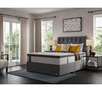 Sealy Bronte Posturepedic Divan Bed Set On Glides Super King Bespoke Whisper