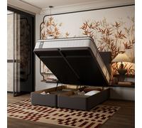 Sealy Elevate Posturepedic Gel Memory Cool Mattress and Ottoman ARMOUR GREY DOUBLE