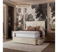 Sealy Elevate Posturepedic Gel Memory Cool Mattress & Divan ARMOUR GREY DOUBLE
