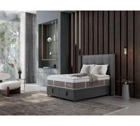 Sealy Exquisite Platinum Extravagance Divan Set on Glides Double London Tan