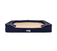 Sealy Lux Pet Dog Bed | Quad Layer Technology with Memory Foam, Orthopedic Foam, and Cooling Energy Gel. Machine Washable Cover. Extra Large, Navy