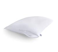 Sealy Performance 100% Cotton Breathable Moisture Wicking Fabric Machine Washable Zippered Pillow Protector, King Size, 2 Pack, White