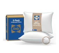 SEALY Slumber Bed Pillow, Hypoallergenic Pillow, Recycled Fill - Standard/Queen Pillows, Set of 2