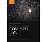 Sealy & Worthington's Text, Cases, and Materials in Company Law