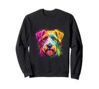 Sealyham Terrier Colorful Dog Portrait Sweatshirt