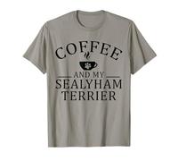 Sealyham Terrier Dog and Coffee T-Shirt