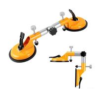 Seam Alignment Tool for Stone Fabricators Featuring Adjustable 270 Degree Angle and Dual Suction Hold