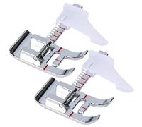 Seam Allowance Foot, Adjustable Seam Guide for Sewing Machine 2Pcs Snap-On Walking Foot Sewing Machine Multifunctional for Home Use Art_Supplies.