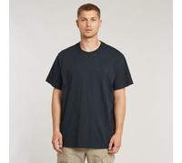 Seam Detail Loose T-Shirt - Dark blue - Men M
