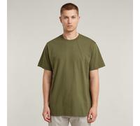 Seam Detail Loose T-Shirt - Green - Men XS
