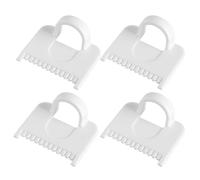 Seam Guide Ruler - 4pcs Needle Gauged Set | Lockranding Tool with Finger Protector Quilting Sewing Supplies for Precision Work, Costume Making, Beginners, Professional Dressmaking, Upholstery Repair