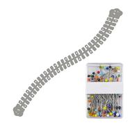 Seam Guide Ruler, Curved Silicone Tool, Flexible Ruler with Precision Markings, Hemmer Scale with Smooth Edges, Sewing Accessories Kit, Quilting Fabric Tools for Cloth Sheet Corner Padding