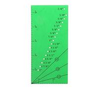 Seam Guide Ruler Set Quilting Guide Sew Allowance Perforated Gauges for Straight Hems Sewing Measuring Tool