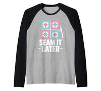 Seam It Later Crochet Hobby Raglan Baseball Tee