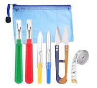 Seam Ripper, Big and Small Stitching Thread Unpicker, Thread Cutter Remover, Seam Rippers for Sewing, Stitch Ripper with Scissor, Storage Bag, for Sewing Needlework DIY Craft