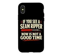 Seam Ripper Sewing Tool Quilter Seamstress Humor Case for iPhone X/XS