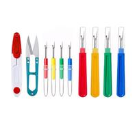 Seam Ripper Stitching Thread Unpicker Unpicker Sewing Tool 10 Pcs Professional Sewing Tool Kit Include 4 Big and 4 Small Seam Ripper Positioning Pin and Yarn Scissors for All Kinds of Sewing Jobs Craf