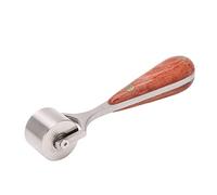 Seam Roller for Leather,Leather Press Edge Roller,High Hardness Leather Roller with Comfort Log Handle Essential verge Press Roller for DIY Leather Crafting and Professional