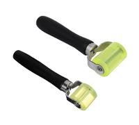 Seam Roller, Sound Deadening Roller, Rubber Roller for Car Audio, Wallpaper Seam Roller, Wallpaper Roller, 2-Piece Set for Automotive and Home Applications