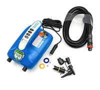 Seamax Marine SUP20D Electric Air Pump for Inflatable Paddle Board, Max 20 PSI, Additional Fittings Included, Pro Edition Built in Temperature Sensor and Voltage Meter Support Inflation and Deflation