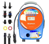 SEAMAX Pro SUP20D Electric Air Pump for Inflatable Paddle Board & Boat, High Speed Double Stage for Inflation and Deflation, Max 20 PSI