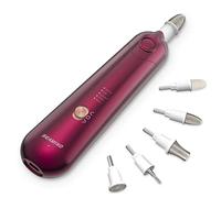 SEAMIND Professional Manicure Pedicure Set, Cordless Electric Nail File Kit, Rechargeable Nail Grinder for Thick Nails, 5 Speeds Hand Foot Nail Care Trimmer Buffer Tools