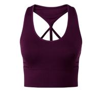 Seamless 3D Fit Multi Sport Reveal Sports Bra TriDri Plum L