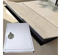 Seamless Access Panel Floor Hatch Steel Recessed Cellar Entry Door 56x29 Inch Basement Storage Access and Secure for Easy Entry