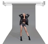 Seamless Background Paper Backdrop 1.35 x 10m, Cloud Grey, Portrait Paper Roll Backdrops for Studio Video Fashion Photography Children Photography Exhibitions Window Displays