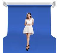 Seamless Background Paper Backdrop 2.72 x 10m, Chroma Blue, 11, Photo Studio Paper Roll for Portrait, Product, Pet, Family Photography Shooting, Video Filming
