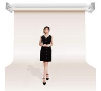 Seamless Background Paper Backdrop 2.72 x 10m, Ivory, 33, Photo Studio Paper Roll for Portrait, Product, Pet, Family Photography Shooting, Video Filming