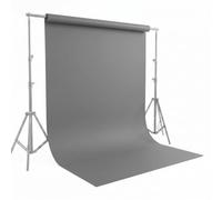 Seamless Background Paper, Photo Backdrop 1.35m x 10m/ 4.4ft x 32.8ft | Grey Photography Backdrop, Back Drop Roll for Portrait, Product, Pet, Drawing, Art on Thick Card Frame - Pure Grey