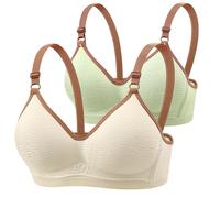 Seamless Bandeau with Support, 2-Piece Anti-Sagging Bra without Edges, Cute Lingerie for Women, Thin, Breathable, Chest, Ruffled Accessories, Chest Bra for Women, Kilo Effective, b, A