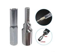 Seamless Bit Transition with The 4mm to 6 35mm Magnetic Adapter Essential Tool for DIY Enthusiasts (1 Set)