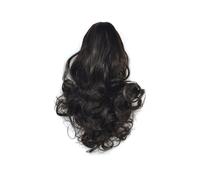 Seamless Blending Short Wave Ponytail Hair Extension Claw Clip Wavy Curly Claw Clip Ponytail Synthetic Horse Tail Hairpiece Stunning Look(4)